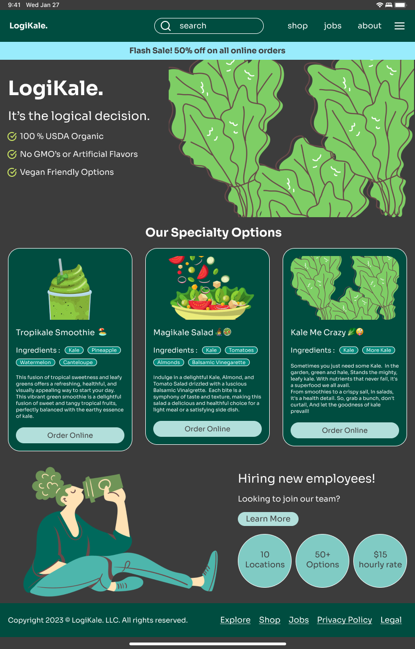 Tablet - Dark - Modern