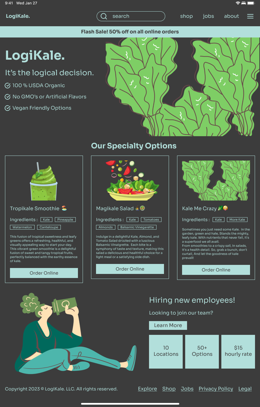 Tablet - Dark - Simple