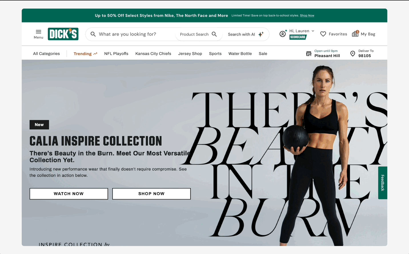 Gen AI Search demo animation