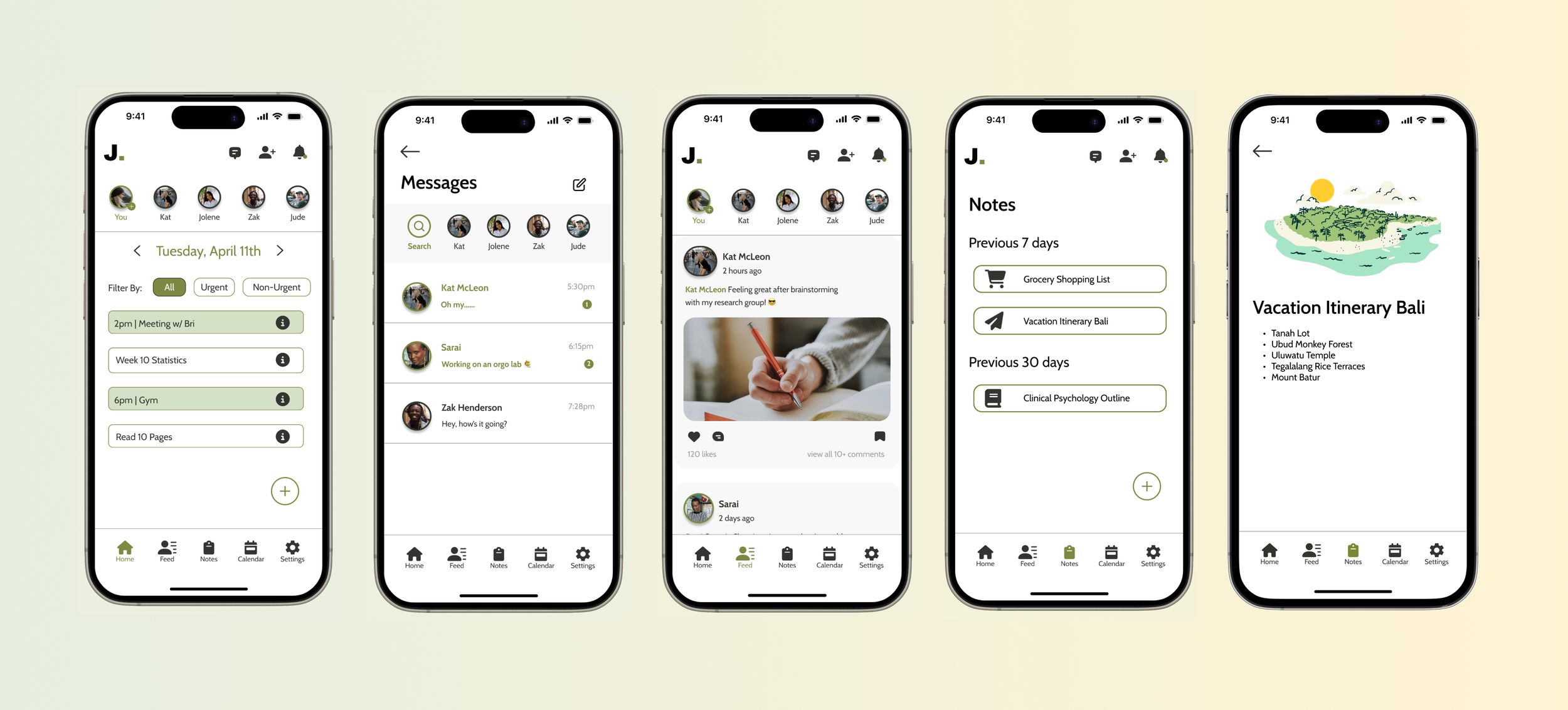 Jointly finalized app designs